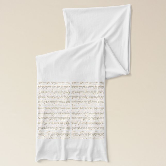Woorden van Jane Austen scarf Sjaal (Links)