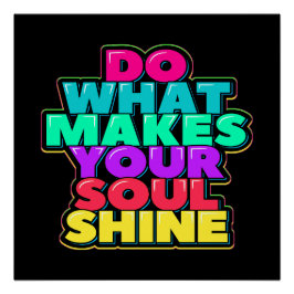 Woorden van leuke wijsheid perfect poster