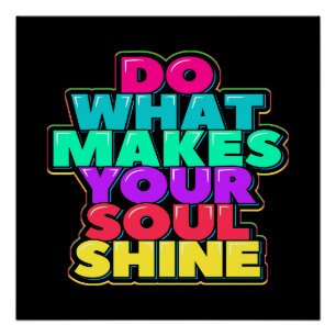 Woorden van leuke wijsheid perfect poster