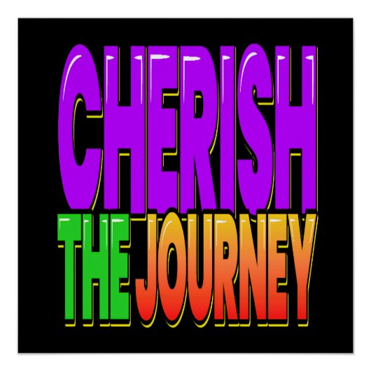 Woorden van leuke wijsheid perfect poster (Voorkant)