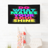 Woorden van leuke wijsheid spandoek (Insitu)