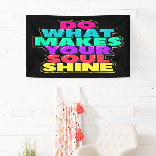 Woorden van leuke wijsheid spandoek (Insitu)