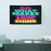 Woorden van leuke wijsheid spandoek (Beurs)