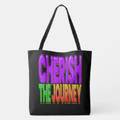 Woorden van leuke wijsheid tote bag (Achterkant)