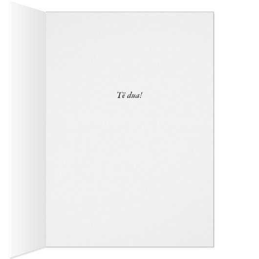 Woorden van liefde en Romance in het Albanees gesc (Binnen (Rechts))