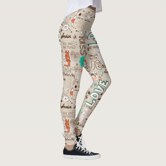 Woorden van liefde leggings (Rechts)