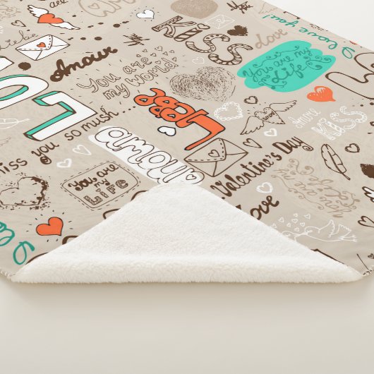 Woorden van liefde sherpa deken (3/4)