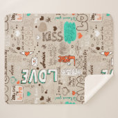 Woorden van liefde sherpa deken (Voorkant (horizontaal))