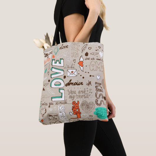 Woorden van liefde tote bag (Dichtbij)