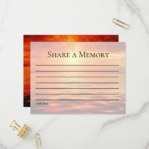 Woorden van Love Sunset Ocean Horizon Share Memory