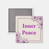 Woorden van motivatie-innerlijke vrede magneet (Voorkant / Achterkant)