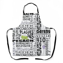 Woorden van Passover Matzah Apron