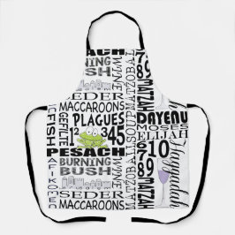 Woorden van Passover Matzah Apron Schort
