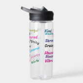 Woorden van positieve affirmaties waterfles (Rechts)
