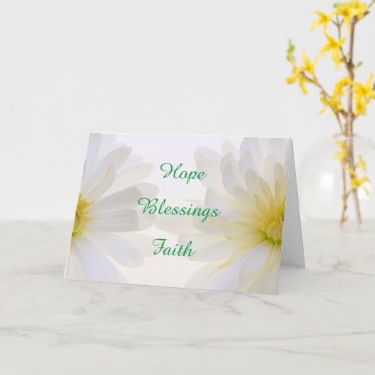 Woorden Van Troost Madeliefje Wordt Weer Beter Kaart (Gele Bloem)