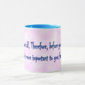 Woorden van wijsheid 13 mok (Midden)