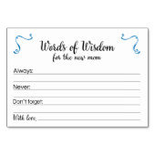 Woorden van Wijsheid Advies Kaarten Nieuwe Mama Ba (Voorkant)