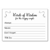 Woorden van Wijsheid Huwelijk Advies Kaarten (Voorkant)