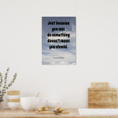 Woorden van wijsheid. poster (Keuken)