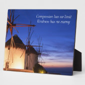 Woorden van wijsheid Tabletop Plaque met Easel Fotoplaat (Zijkant)