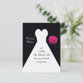 Woorden van Wijsheid voor Bride Post Kaart - Bruid (Staand voorkant)