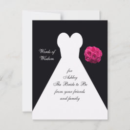 Woorden van Wijsheid voor Bride Post Kaart - Bruid