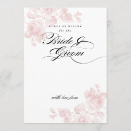 Woorden van wijsheid voor de bruid | VRIJGEZELLENF Kaart