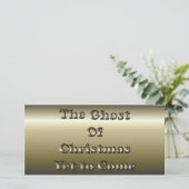 Woorden van wijsheid voor de kerstfeestdag feestdagenkaart (Staand voorkant)