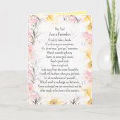 Woorden van wijsheid | Zorg goed voor jezelf Kaart (Voorkant)