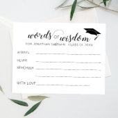 Woorden van Wisdom Afstudeerder Pet Afstuderen Adv