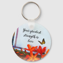 Woorden van Wisdom Button Sleutelhanger