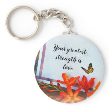 Woorden van Wisdom Button Sleutelhanger