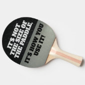 Woorden van Wisdom Funny Ping Pong Quote Tafeltennisbatje (Zijkant)