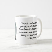 Woorden vervoeren ons... Mok (Voorkant rechts)