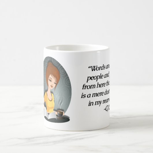 Woorden vervoeren ons... Mok (Center)