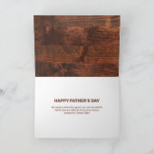 Woorden voor #1 Pap Happy Vaderdag Photo Collage Kaart (Binnen)
