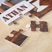 Woorden voor #1 Pap Happy Vaderdag Photo Collage Legpuzzel (Zijkant)