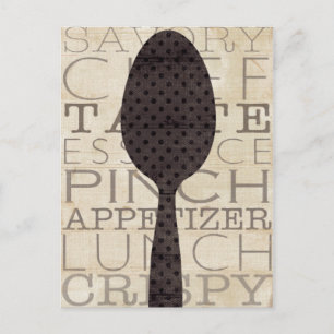 Woorden voor de Keuken Briefkaart