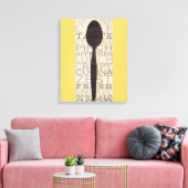 Woorden voor de Keuken Canvas Afdruk (Insitu (Woonkamer))