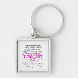 Woorden voor dochter sleutelhanger