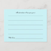 Woorden voor Kaarten van het huwelijk (Achterkant)