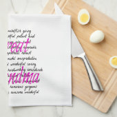 Woorden voor oma theedoek (Quarter Fold)