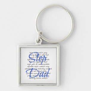 Woorden voor Step Dad Sleutelhanger