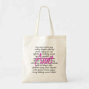 Woorden voor tante tote bag