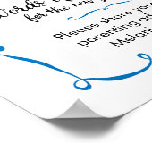 Woorden Wisdom Advice for New Parents Sign Poster (Hoek)