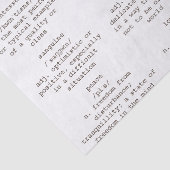 Woorden woordenboek schrijfmachine Antiek papier (Detail)