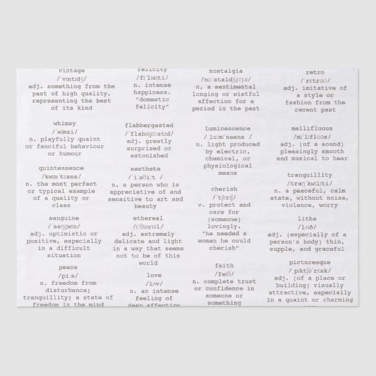 Woorden woordenboek schrijfmachine Antiek papier (Voorkant)