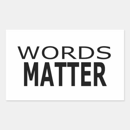 Woorden zijn belangrijk voor Stickers (Voorkant)