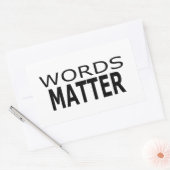 Woorden zijn belangrijk voor Stickers (Envelop)