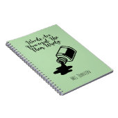 Woorden zijn krachtig, gebruik ze wijs Geletterdhe Notitieboek (Rechterzijde)